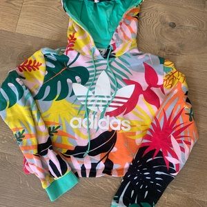 Adidas crop hoodie